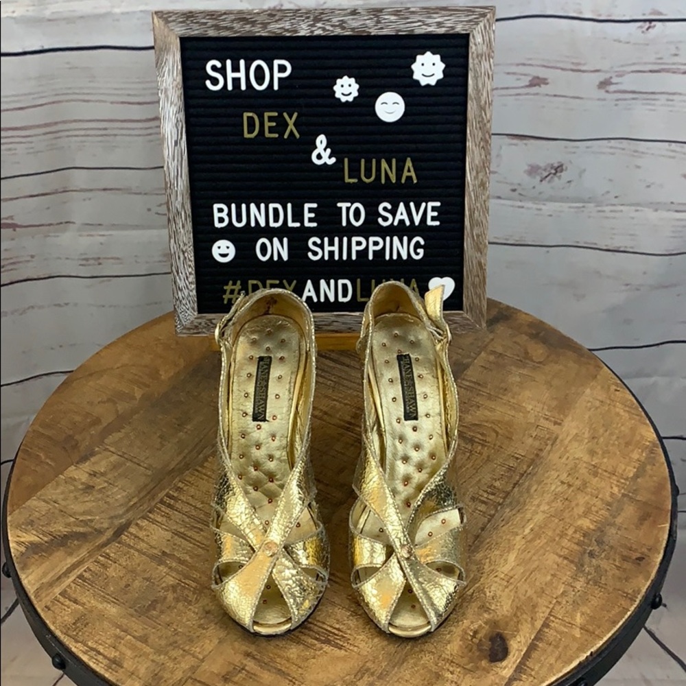 Shane & Shawn Gold Stilettos